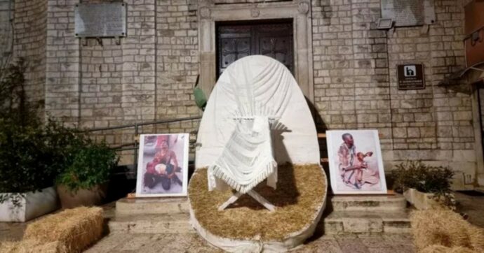 Il parroco: “Mangiatoia vuota contro  le guerre”