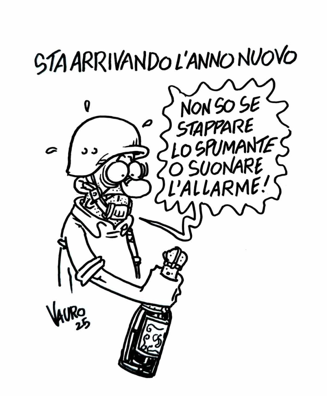La vignetta di Vauro
