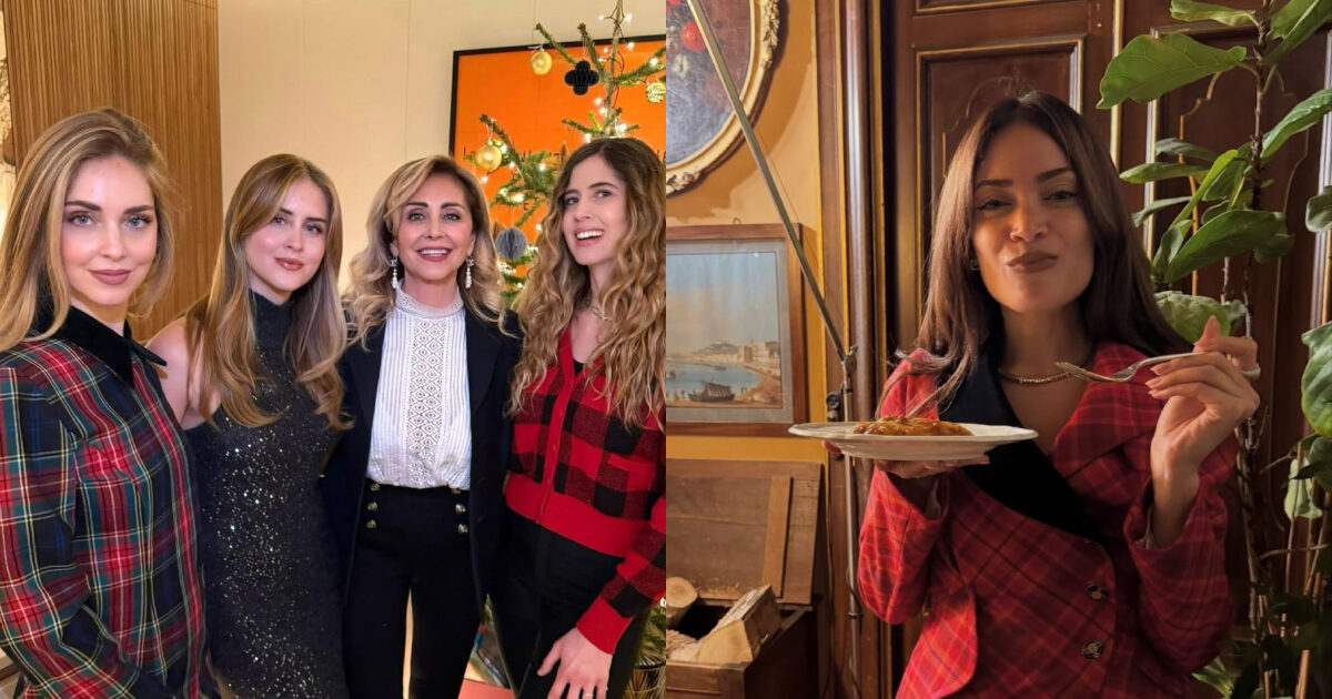 Dalle lasagne della famiglia Ferragni al menù multietnico di Elodie (con un dettaglio misterioso): com’è andato il Natale dei vip