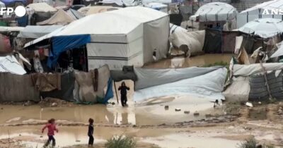 Copertina di Gaza è di nuovo sott’acqua, allagato il campo profughi dei palestinesi sfollati – Video