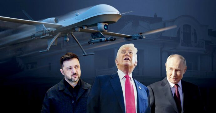 Copertina di Sabotaggio alla pace: 91 droni su casa Putin 