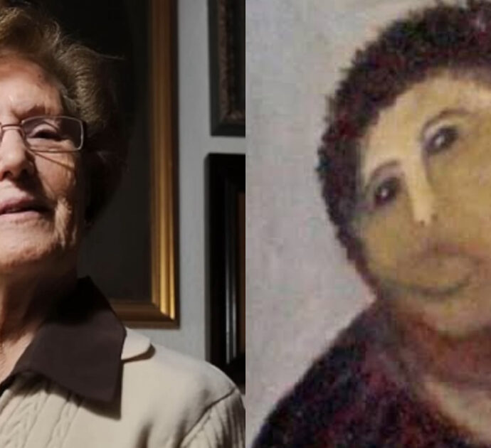 Fu travolta dalle critiche per il restauro dell’opera ‘Ecce Homo’ ed ebbe attacchi d’ansia e depressione: morta a 94 anni Cecilia Giménez