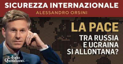 Copertina di La pace si allontana? La diretta con Alessandro Orsini