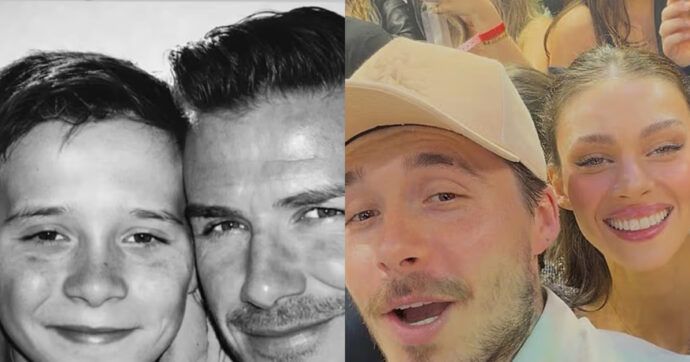 Brooklyn Beckham dice addio alla sua famiglia: Capodanno in un nightclub con la sua Nicola Peltz. Papà David non perde le speranze e posta una foto col figlio