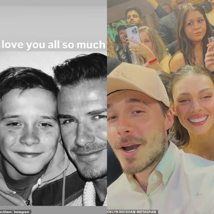 Brooklyn Beckham dice addio alla sua famiglia: Capodanno in un nightclub con la sua Nicola Peltz. Papà David non perde le speranze e posta una foto col figlio