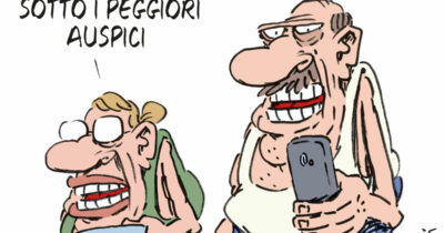 Copertina di La vignetta di Franzaroli