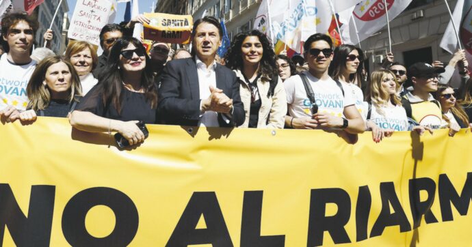 Conte punta tutto contro il riarmo. A marzo un evento a Roma