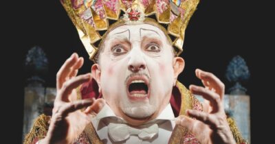 Copertina di Lo Scarrozzante ‘’Edipus’’ di Testori nel bello spettacolo di Lombardi e Tiezzi