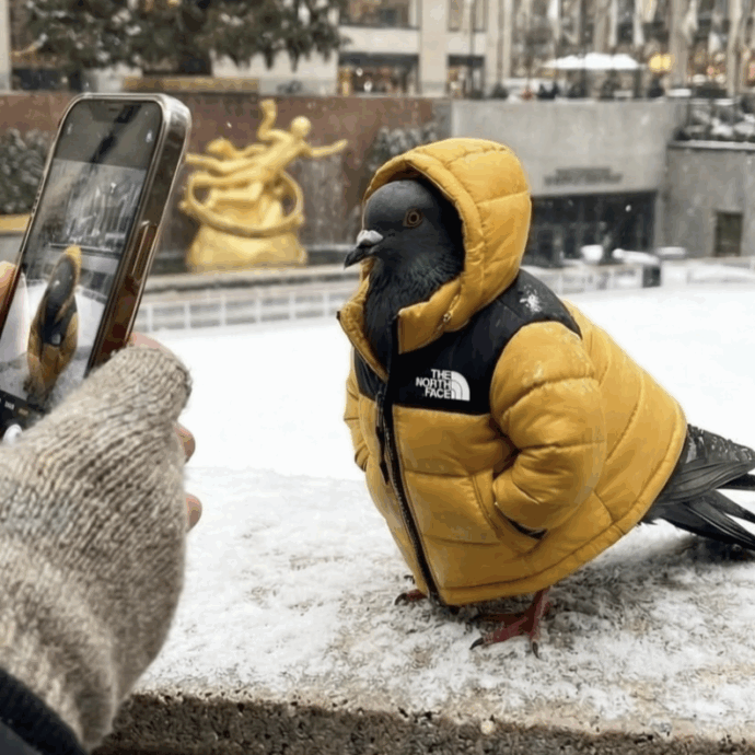 Un piccione si trasforma in modello per le strade di New York e fa impazzire TikTok: ecco chi è – IL VIDEO
