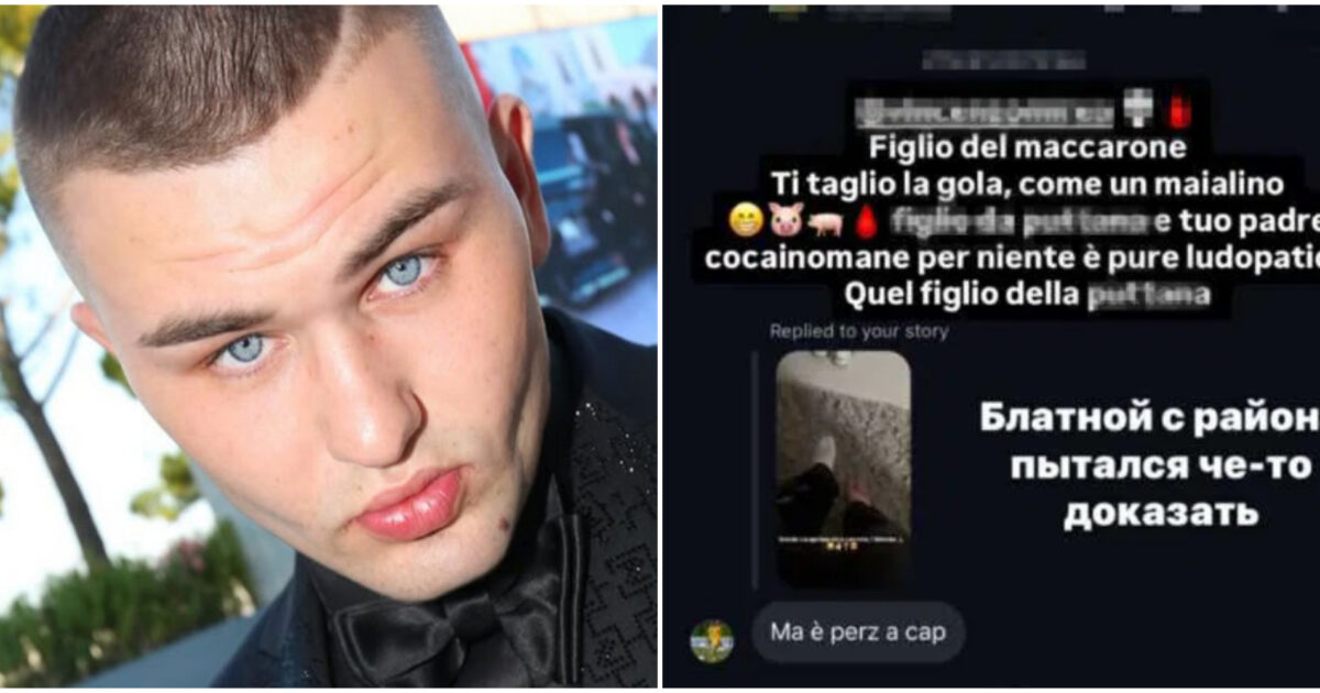 “Ti taglio la gola, fr***o, ti spezzo le ginocchia”: Artem di Mare “Fuori” choc, minacce di morte e insulti omofobi ad un follower