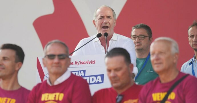 Il manifesto di Zaia. Il Doge in campo, ma la Lega  lo snobba