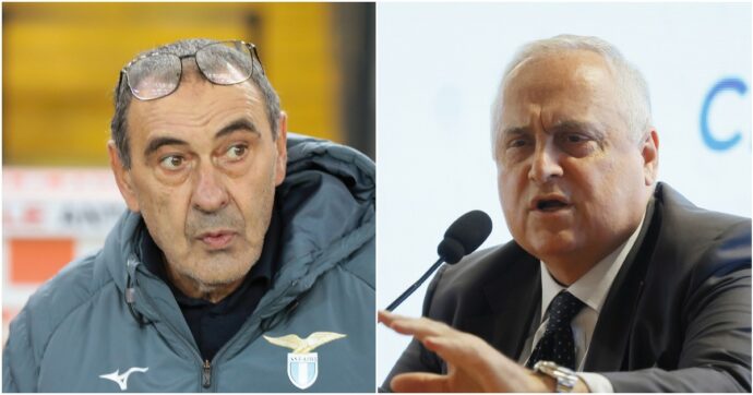 “Io Ratkov non lo conosco, non so che dirvi”. Sarri fa scena muta, poi in conferenza stampa arriva Lotito: è scontro sul mercato