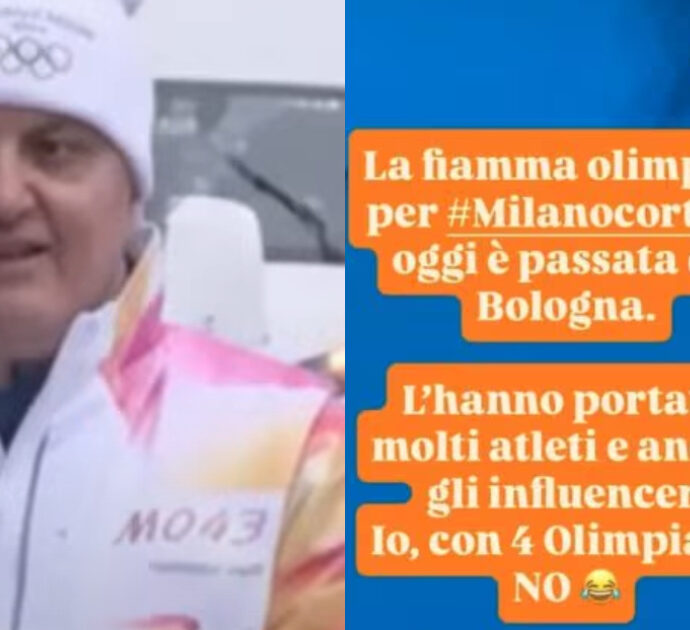 L’Uomo Gatto porta la fiamma olimpica di Milano-Cortina 2026 e scoppia la polemica tra gli atleti: perché è stato scelto?