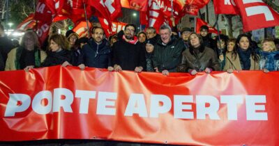 Copertina di Landini: “Gli spari alla sede di Primavalle sono gravissimi”