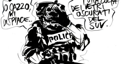 Copertina di La vignetta di Beppe Mora