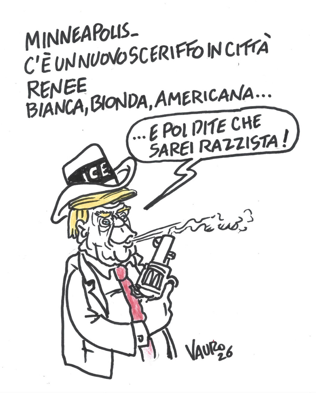 La vignetta di Vauro
