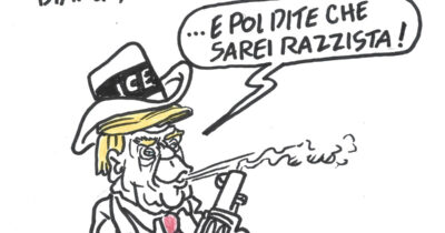 Copertina di La vignetta di Vauro