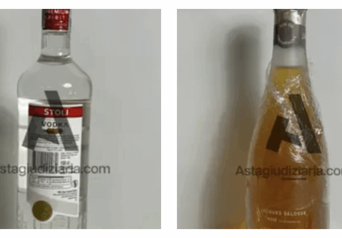 Al via l’asta con i beni della Gintoneria di Davide Lacerenza: 6 bottiglie di Jacques Selosse con base 2250 euro, 6 di tequila Azul da 1062,50 e vini carissimi