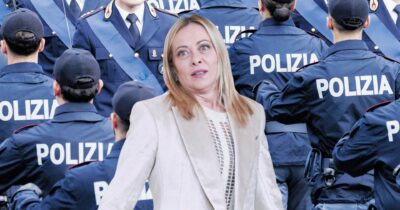 Copertina di Meloni dà per nuovi 30 mila poliziotti, ma è solo turnover