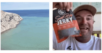 Copertina di “Ho trovato una cassaforte nell’Oceano. Non avevo il coraggio di aprirla, puzzava… Alla fine l’ho fatto e dentro c’era una confezione della carne secca ‘più piccante del mondo'”: la storia di Quoin Sellenger