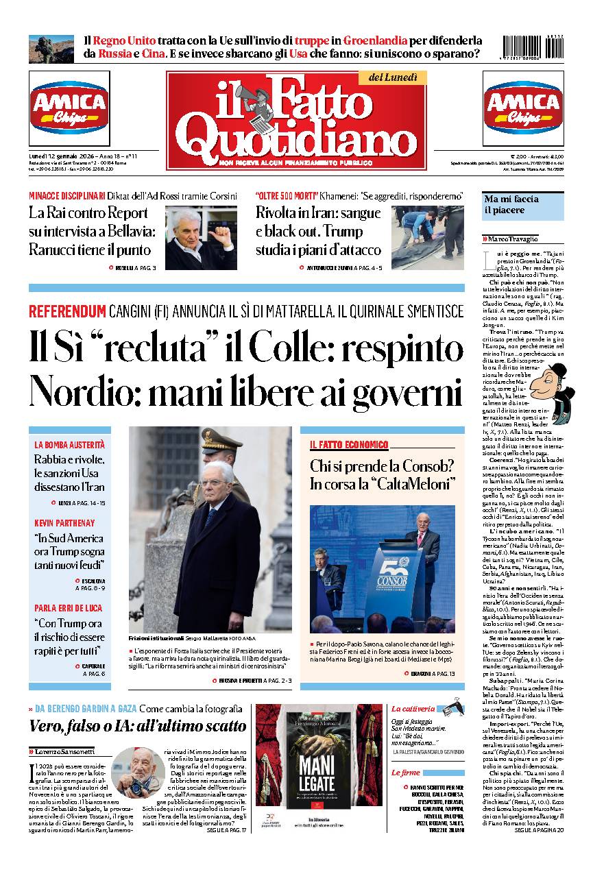 Copia del giorno de Il Fatto Quotidiano