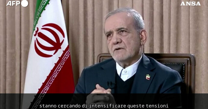 Il presidente iraniano Pezeshkian contro Usa e Israele: “Cercano di intensificare le tensioni, non lasciatevi ingannare”