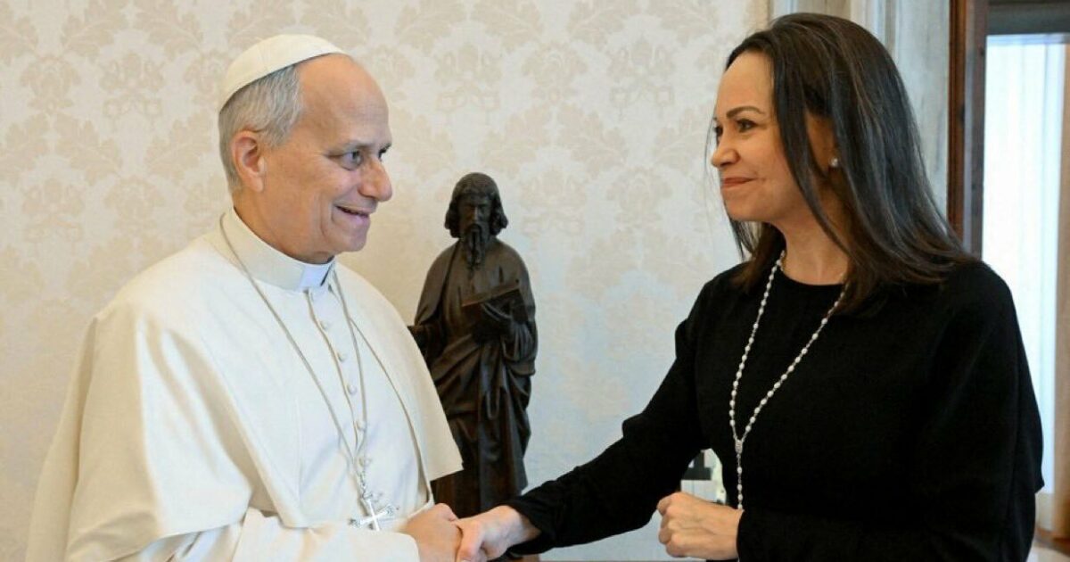 papa leone ha ricevuto in vaticano la leader dell8217opposizione venezuelana maria corina machado da Ilfattoquotidiano.it papa leone ha ricevuto in vaticano la leader dell8217opposizione venezuelana maria corina machado