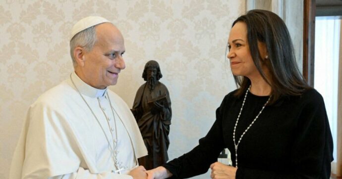 Papa Leone ha ricevuto in Vaticano la leader dell’opposizione venezuelana Maria Corina Machado