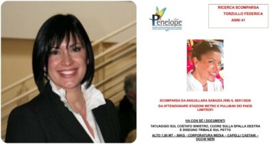 Copertina di Federica Torzullo scomparsa, aperta un’inchiesta dai pm di Civitavecchia