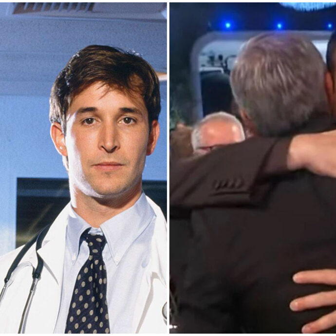 Golden Globe 2026, George Clooney e Noah Wyle si abbracciano e i fan della serie tv cult “E.R. – Medici in prima linea” impazziscono per la réunion – IL VIDEO