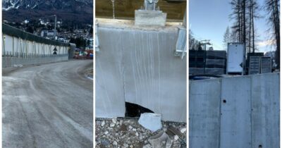 Copertina di C’è già una crepa nella nuova pista da bob di Cortina: ma i Signori delle Olimpiadi chiuderanno ancora gli occhi?