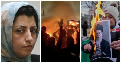 Copertina di Iran, spietata repressione. E la Nobel per la pace Mohammadi è in carcere da un mese