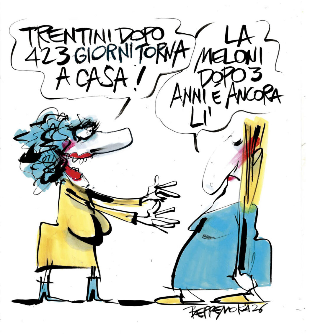 La vignetta di Beppe Mora