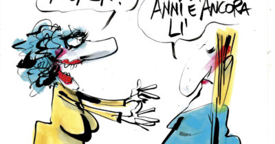 Copertina di La vignetta di Beppe Mora