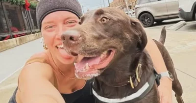 Copertina di “Io e il mio cane abbiamo avuto una crisi convulsiva dopo aver preso la scossa su un marciapiede bagnato. Un angelo ci ha salvati”: la straordinaria storia di Montana Mitchell