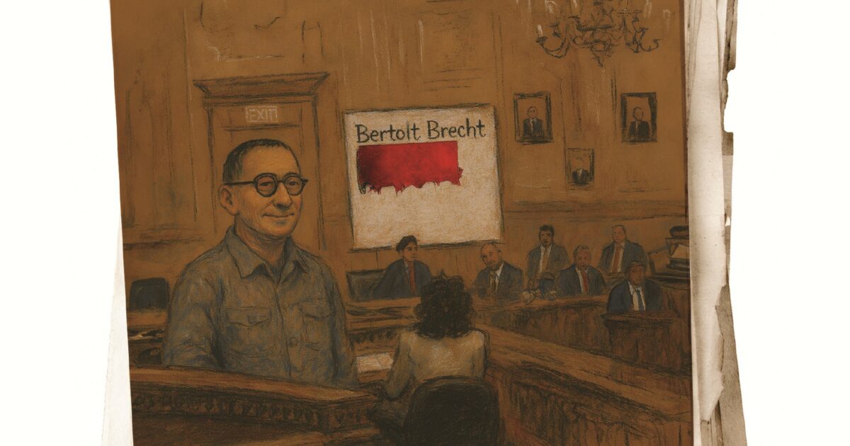 “Mr Brecht, lei è un rivoluzionario?”. “Sì certo, infatti volevo ribaltare Hitler”