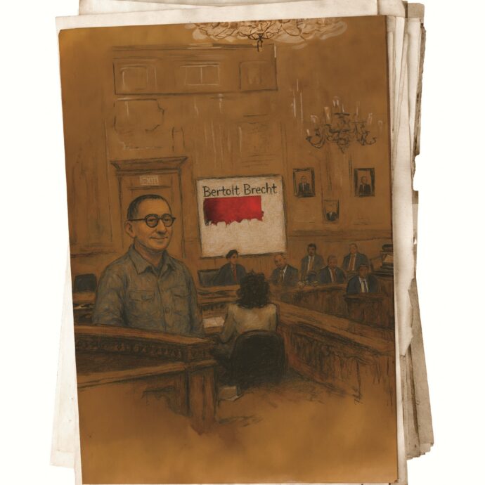 “Mr Brecht, lei è un rivoluzionario?”. “Sì certo, infatti volevo ribaltare Hitler”