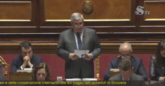 Copertina di Crans-Montana, Tajani in Senato: “Negligenza evidente agli occhi di tutti, giusto che l’Italia si costituisca parte civile”