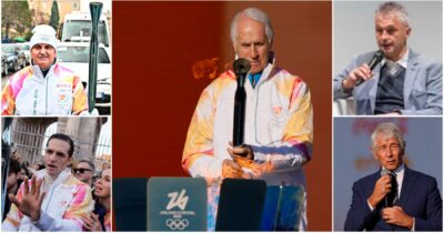 Copertina di Milano-Cortina, la figuraccia sui tedofori diventa un caso politico. Lega: “Miti dello sport esclusi, è sconcertante”. Abodi: “Voglio capire i criteri”