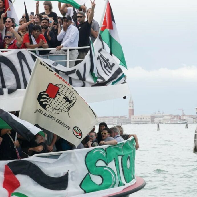 ‘’Denunciamo sul Red carpet il genocidio a Gaza, mai finito’’: il nuovo appello di Venice 4 Palestine agli Efa