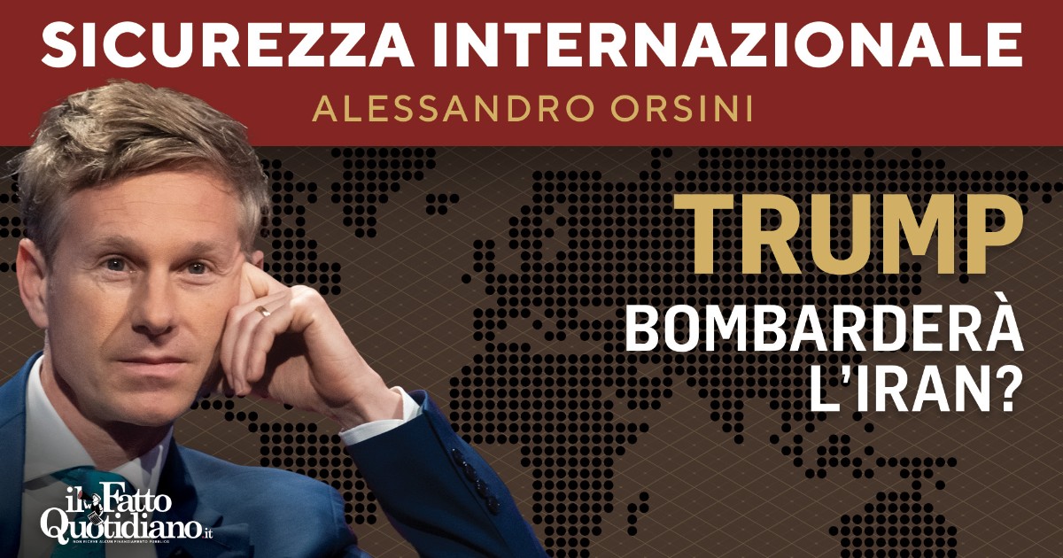 trump bombarder224 l8217iran la diretta con alessandro orsini da Ilfattoquotidiano.it trump bombarder224 l8217iran la diretta con alessandro orsini