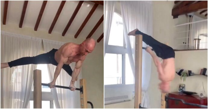 A 57 anni l’esercizio è ancora perfetto: il video dell’incredibile allenamento di Jury Chechi