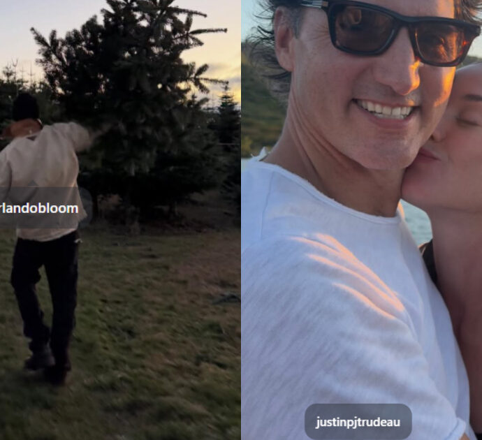 Katy Perry pubblica le foto delle vacanze con l’ex Orlando Bloom e il nuovo compagno Justin Trudeau nello stesso post di Instagram. I fan in delirio: “Che diva”