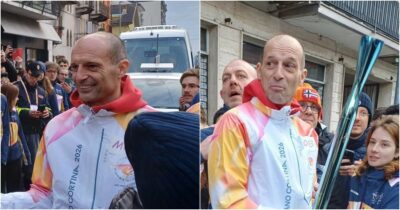 Copertina di “Ricordo Tomba, si fermavano le scuole per vederlo sciare”: Allegri-tedoforo in vista di Milano-Cortina e il suo rapporto con lo sci