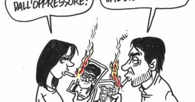 Copertina di La vignetta di Vauro