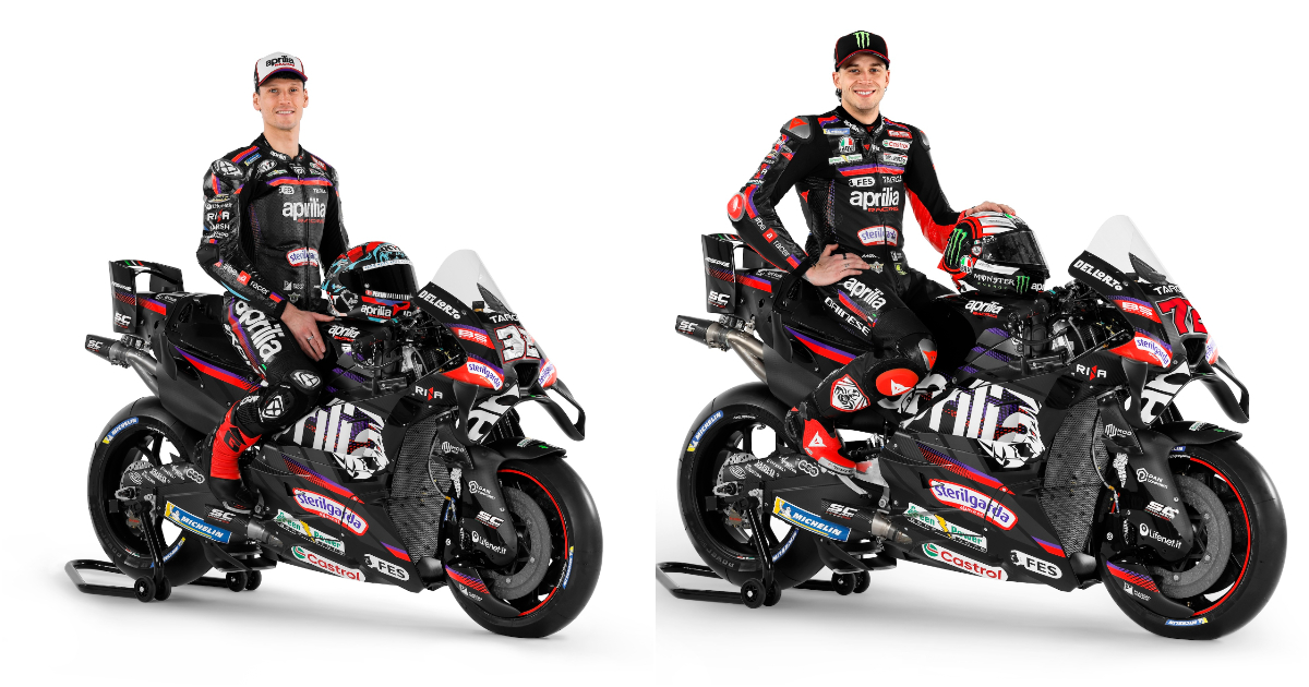 aprilia svela la nuova moto di bezzecchi e martin nella livrea 2026 compare il leone alato 8211 foto da Ilfattoquotidiano.it aprilia svela la nuova moto di bezzecchi e martin nella livrea 2026 compare il leone alato 8211 foto
