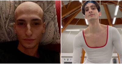 Copertina di “Ho sentito un pallino sul petto, era una massa tumorale di 11 centimetri. Sono scoppiato a piangere”: l’incredibile storia del ballerino Francesco Piccinin