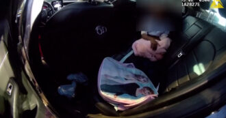 Copertina di “Ho lasciato mia figlia solo un attimo”: rubano un’auto con a bordo una bambina di otto anni, l’intervento della polizia per salvarla – Video