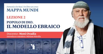 Copertina di Un libro, un corso: Mappa Mundi. La lezione di Moni Ovadia: “Il popolo di Dio. Il modello ebraico”