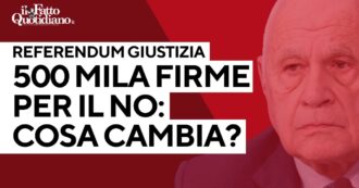 Copertina di Referendum sulla giustizia, 500 mila firme per il No: cosa cambia? La diretta con Peter Gomez e Giuseppe Pipitone